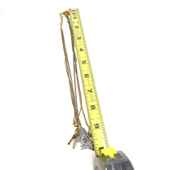 Juicy Couture Multi-Chain Layered Butterfly, Bird, Heart, Keys Pendant Necklace - Picture 7 of 7